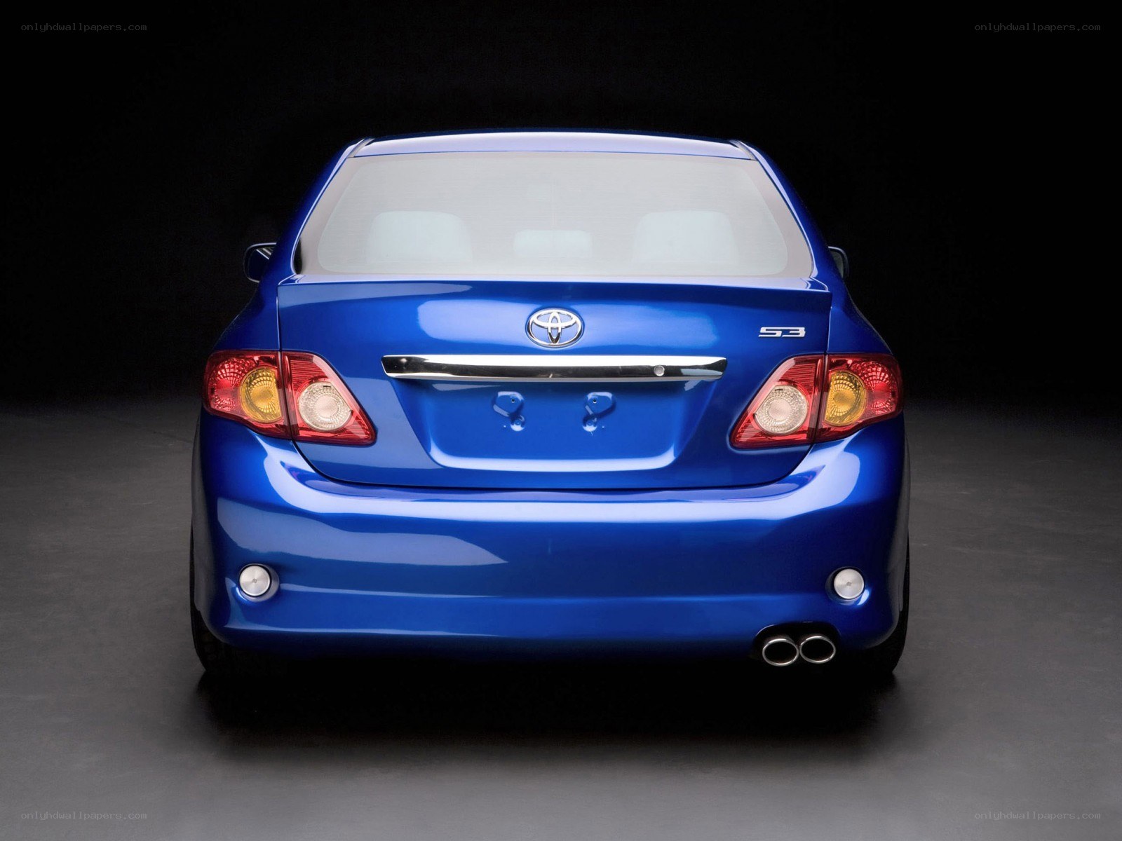 blue toyota corolla s3