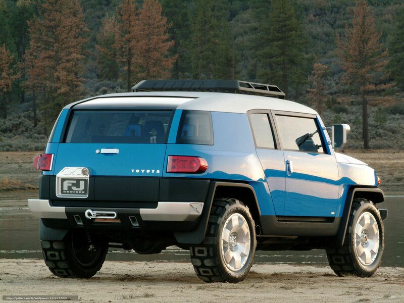 Blue Toyota FJ Cruiser concept