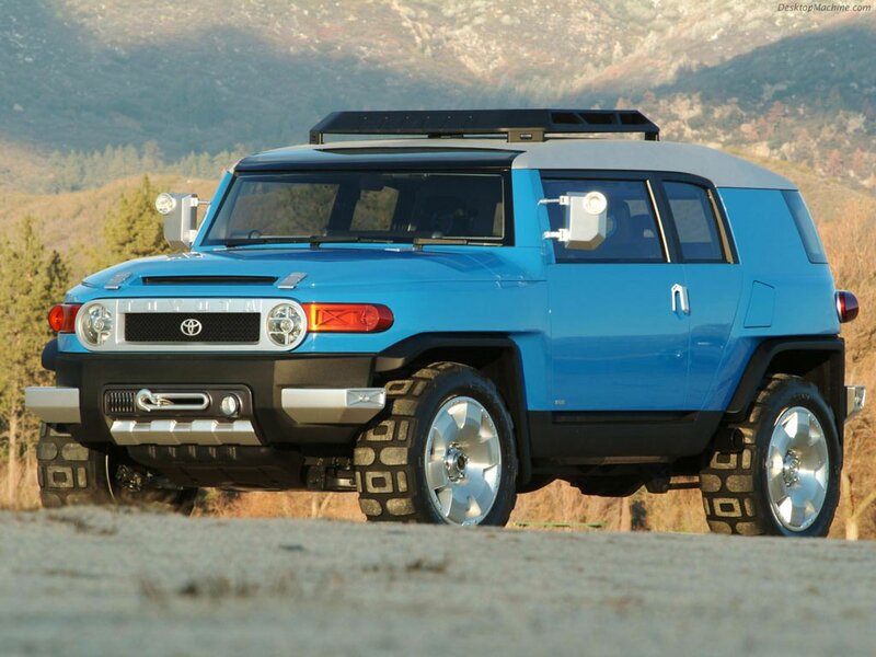 Blue Toyota FJ Cruiser concept