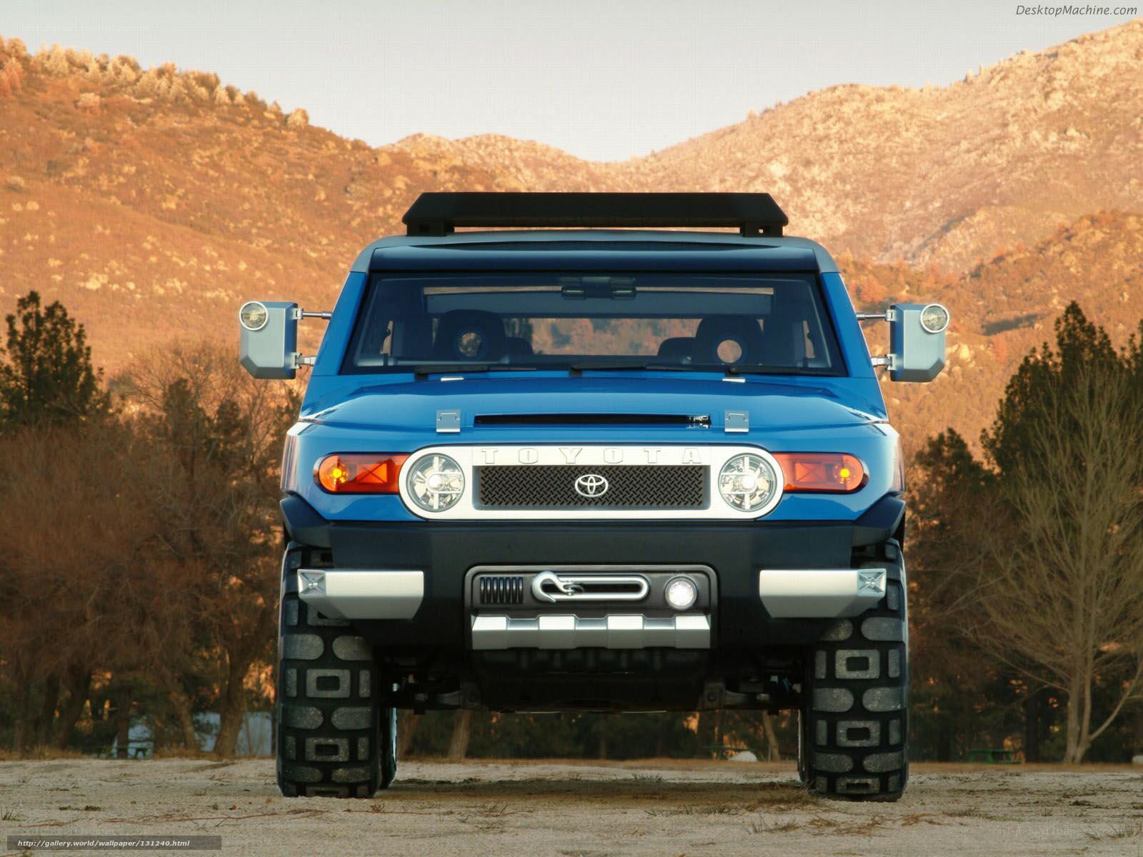 blue toyota fj cruiser concept