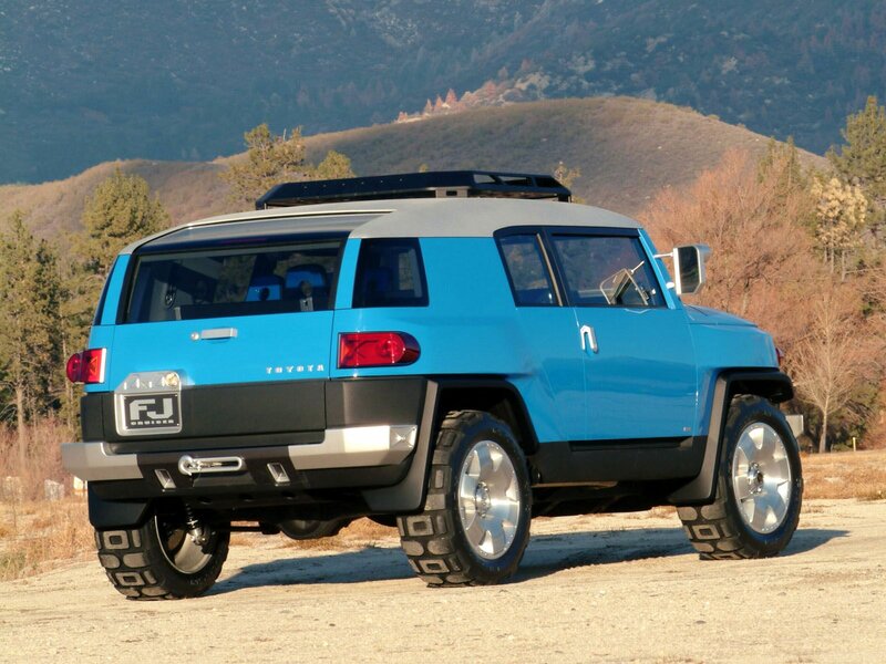 Blue Toyota Fj Cruiser — Outdoor, Afternoon