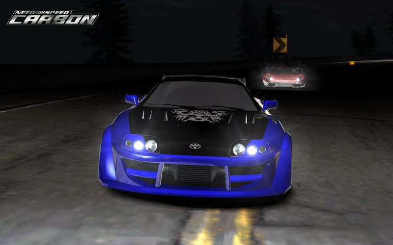 Blue Toyota in Need for Speed