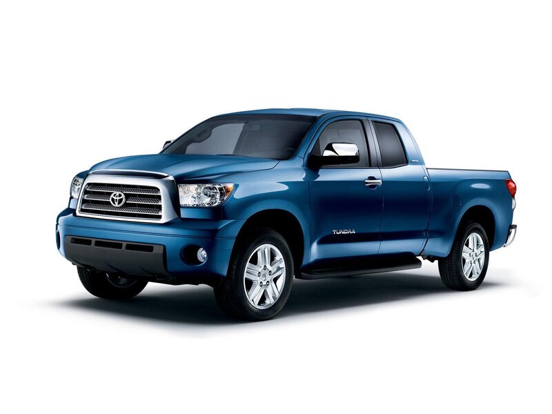 Blue Toyota Tundra pickup truck