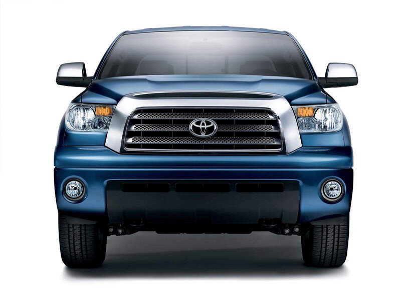 blue toyota tundra truck