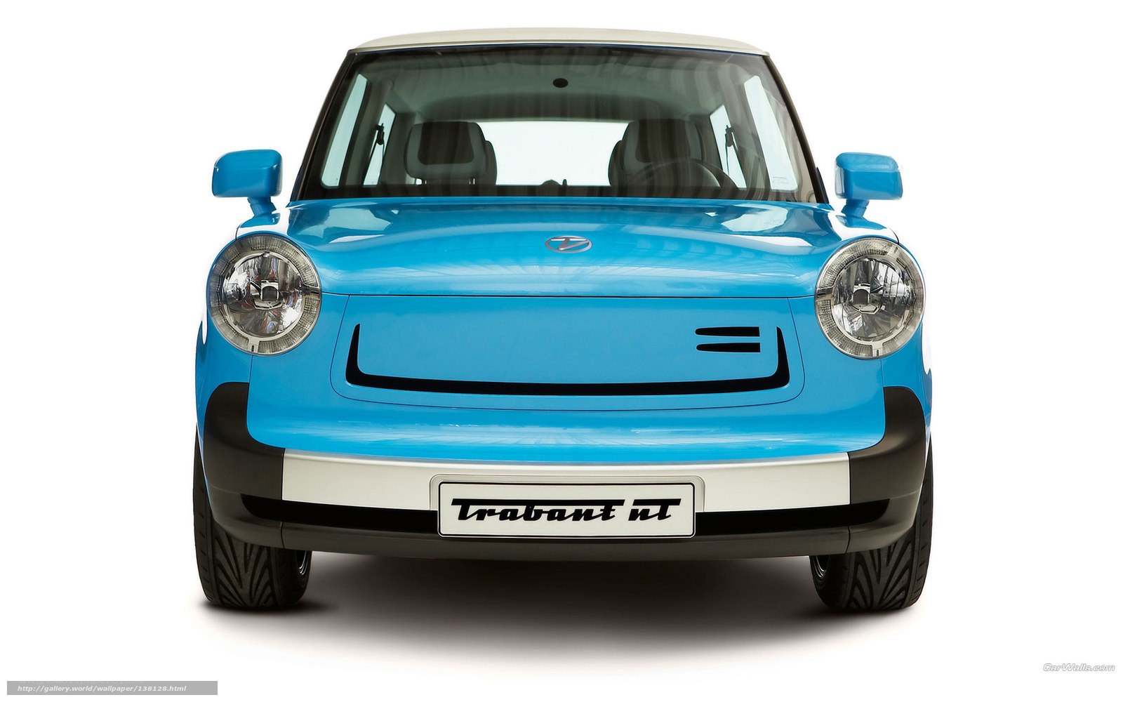 Blue Trabant NT concept car