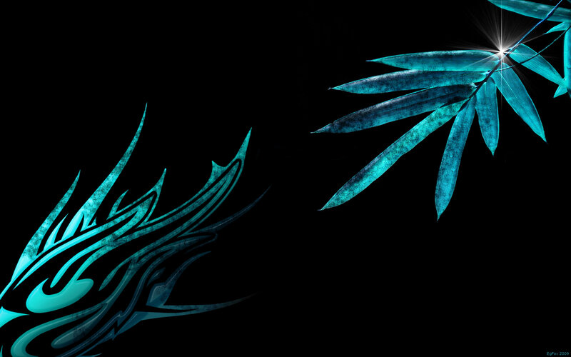 Blue Tribal Design