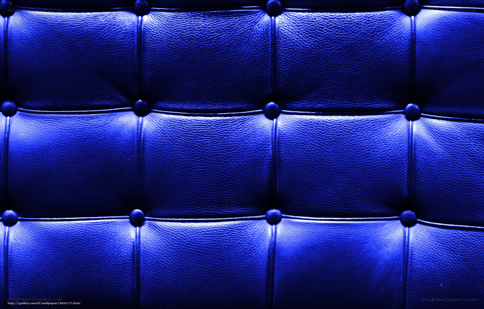 blue tufted leather texture