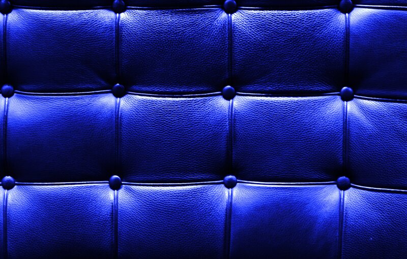 blue tufted leather texture