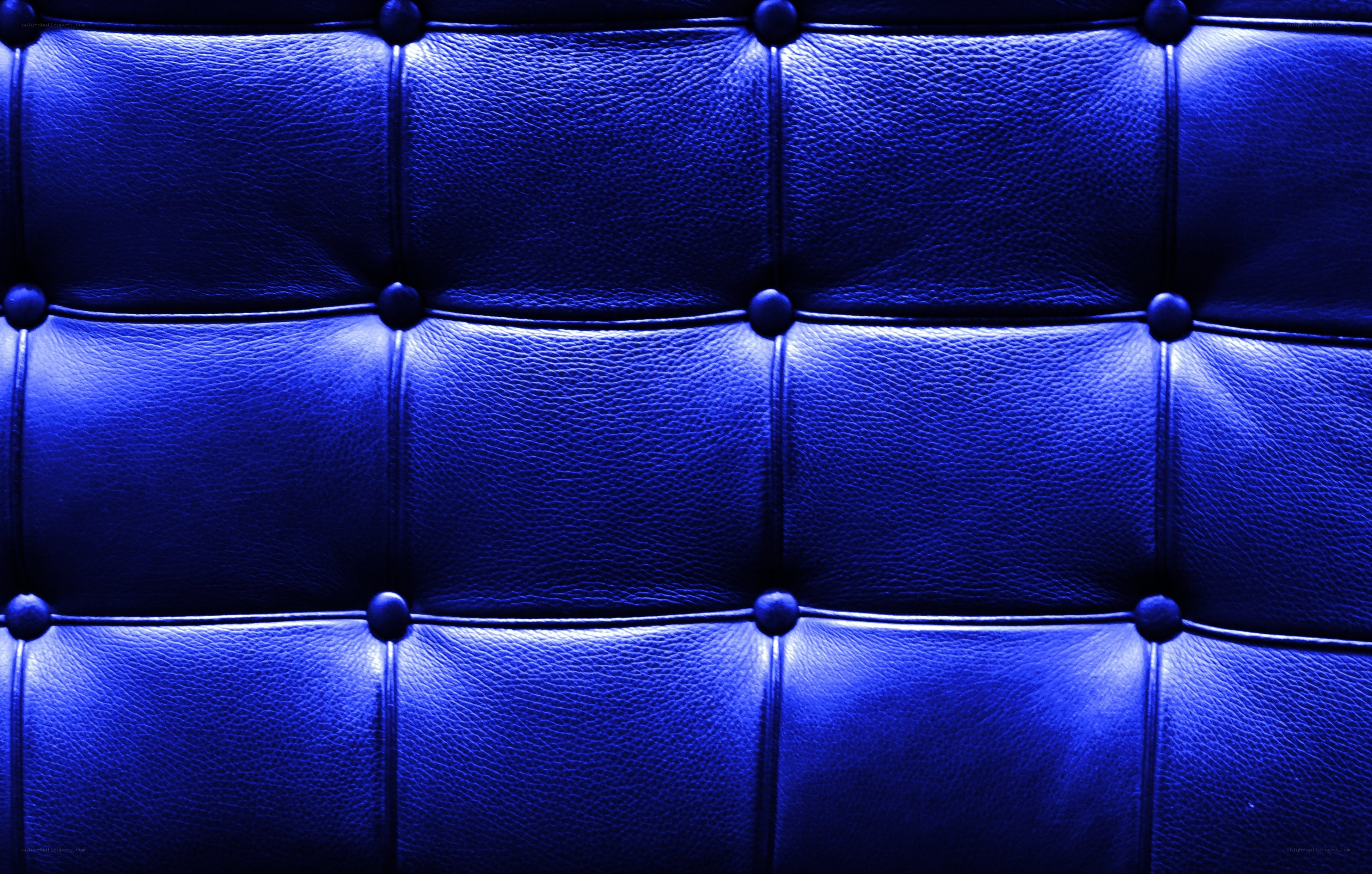 blue tufted leather texture