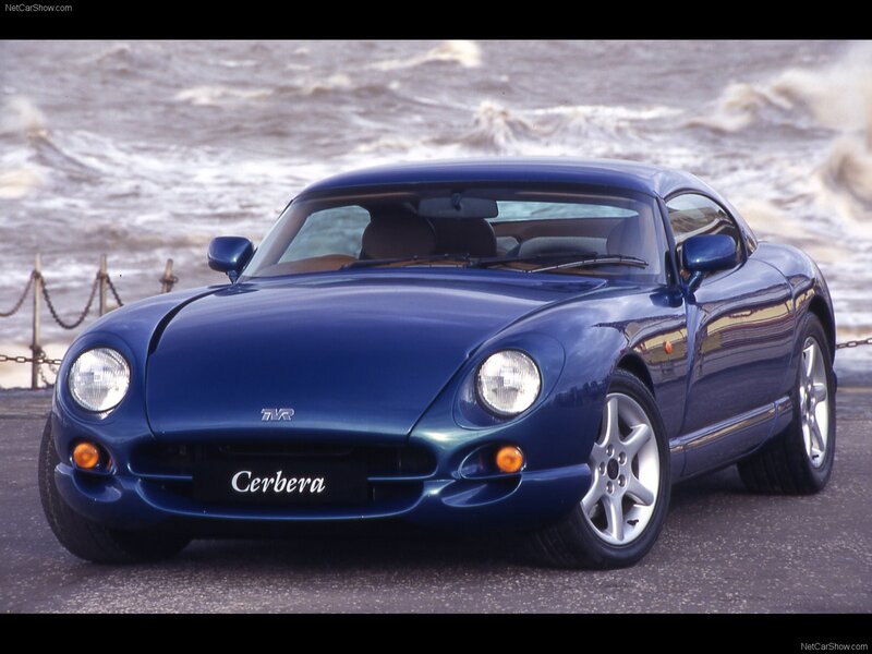 Blue TVR Cerbera Car