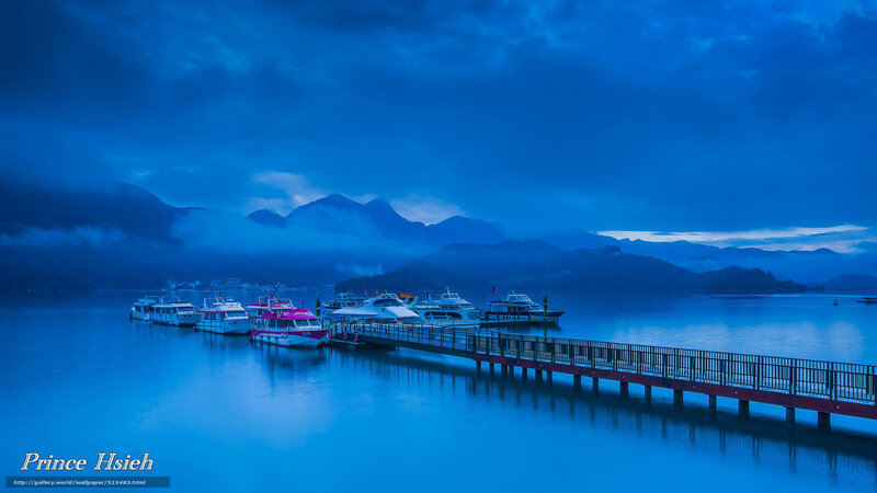 Blue Twilight at the Lake Dock