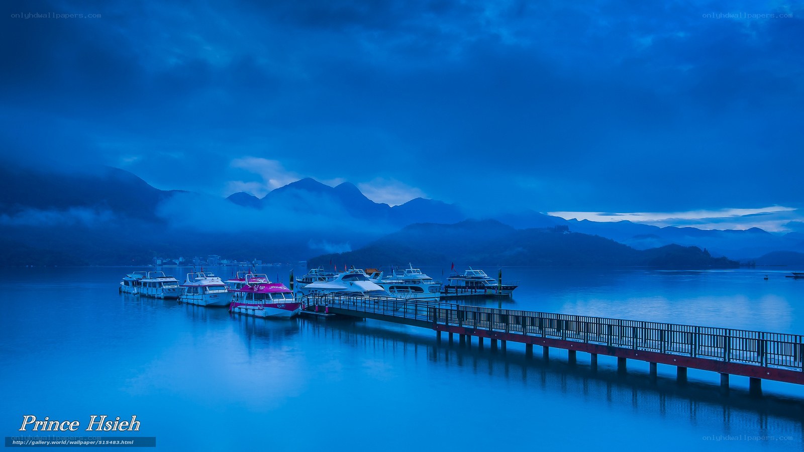 Blue Twilight at the Lake Dock