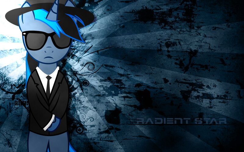 Blue Unicorn in Suit