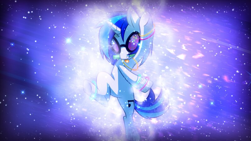 Blue Unicorn Pony — Purple, Energetic