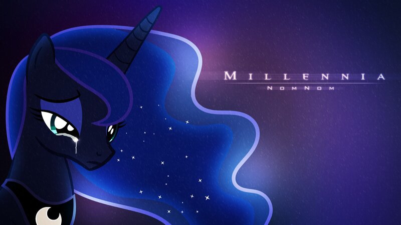 Blue Unicorn Pony — Purple, Melancholic