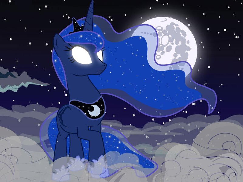 Blue Unicorn Pony — Serene