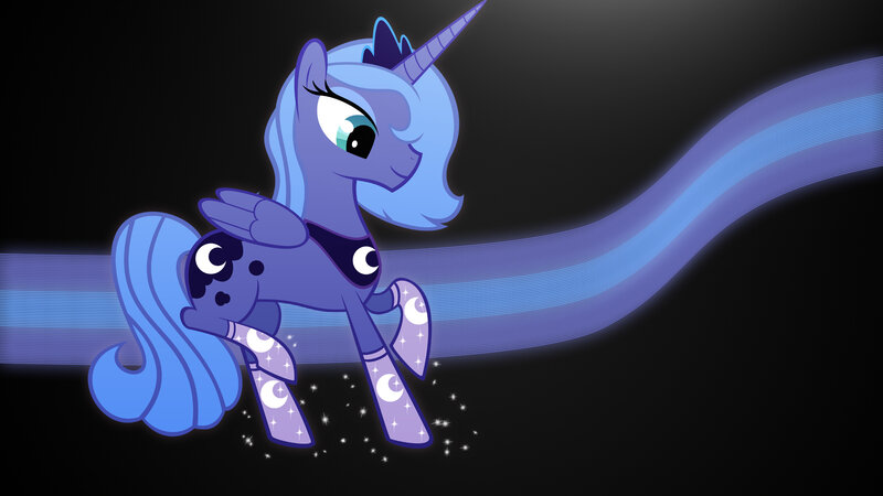 Blue Unicorn Pony