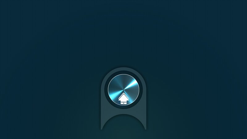 blue upload button icon