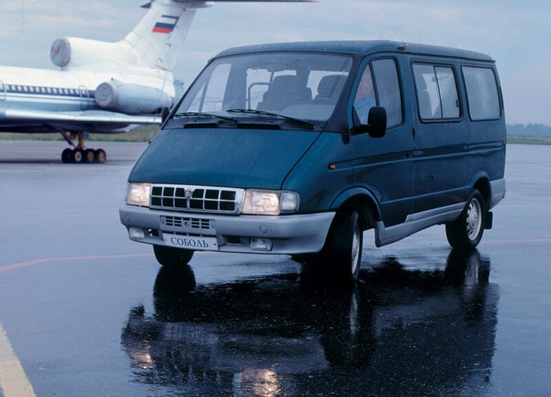 Blue Van on Tarmac