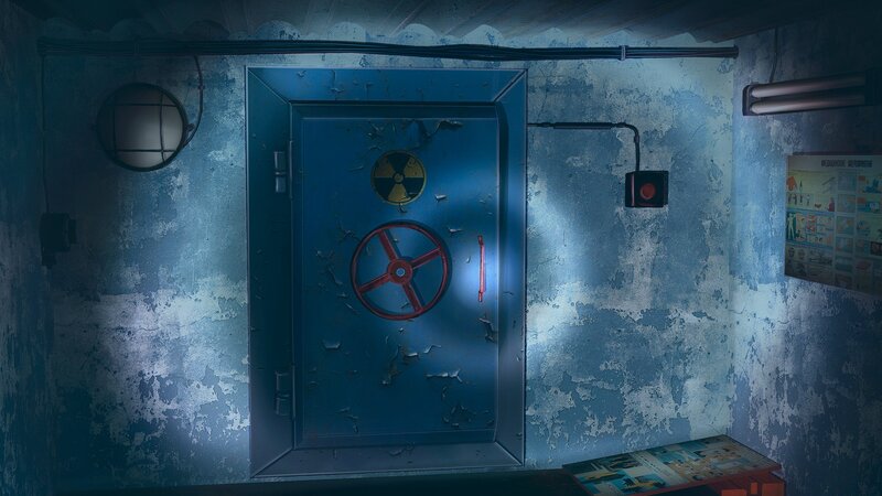 Blue Vault Door