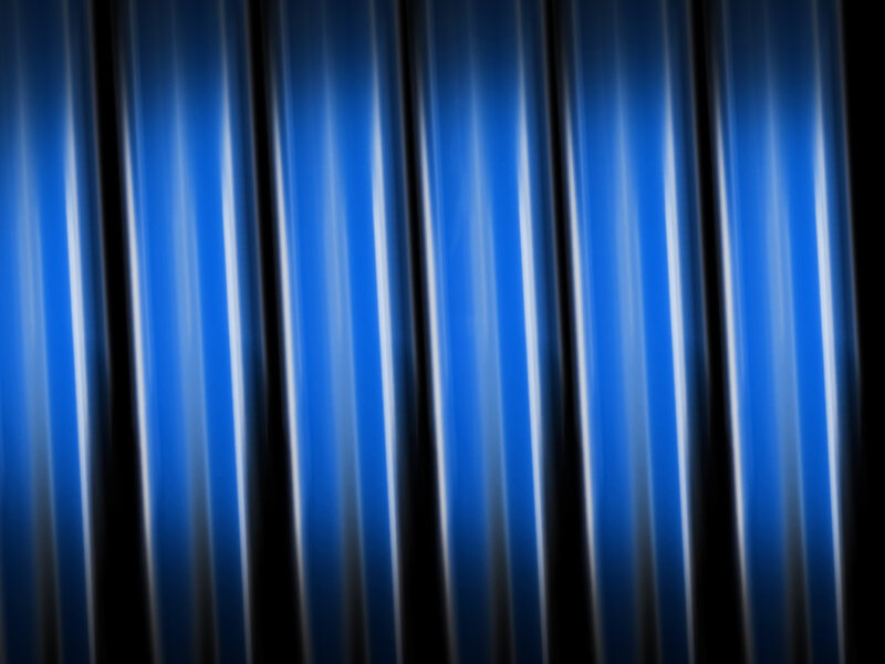 blue vertical light streaks