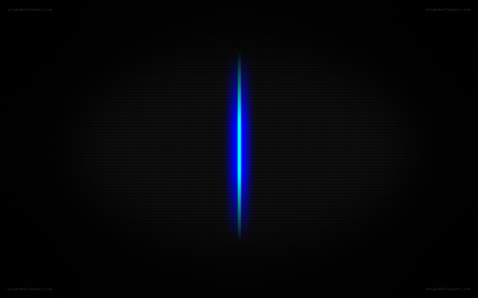 blue vertical line on black