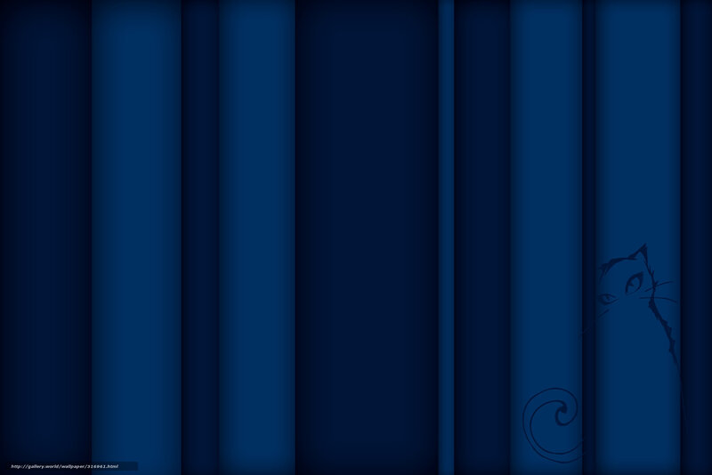 blue vertical stripes with cat silhouette