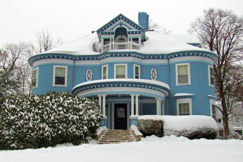 Blue Victorian House