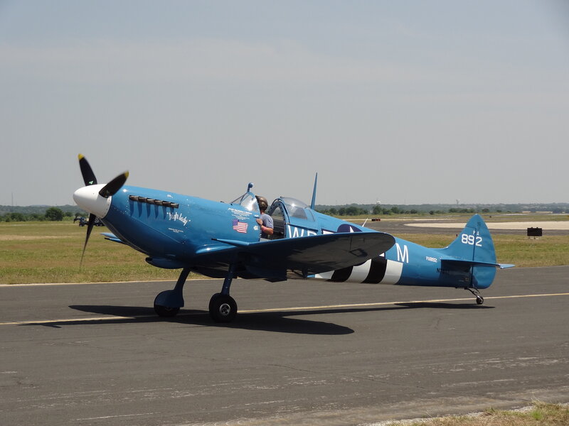 Blue Vintage Airplane — Calm