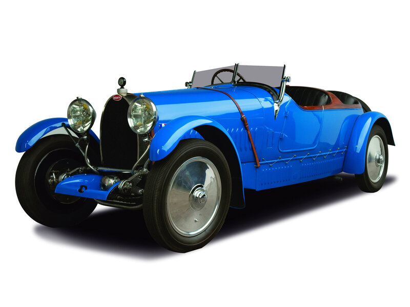 Blue Vintage Car — Classic, Photograph