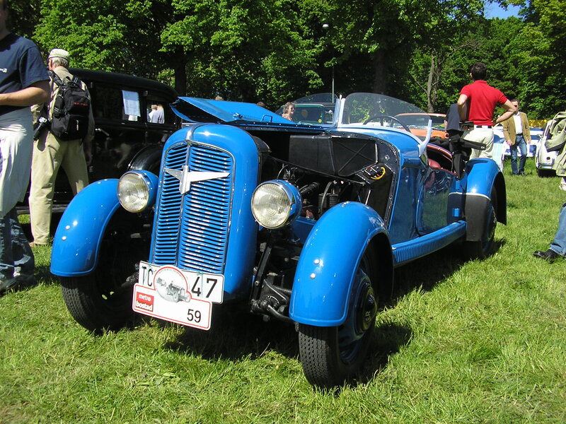 Blue Vintage Car — Outdoor, Summer