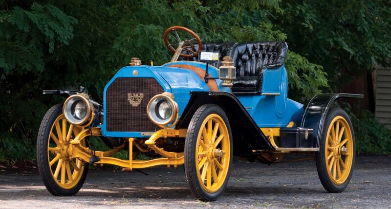 Blue Vintage Car — Serene, Afternoon, Photograph, Black Leather Seats