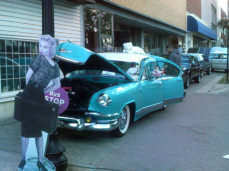 Blue Vintage Car — Teal