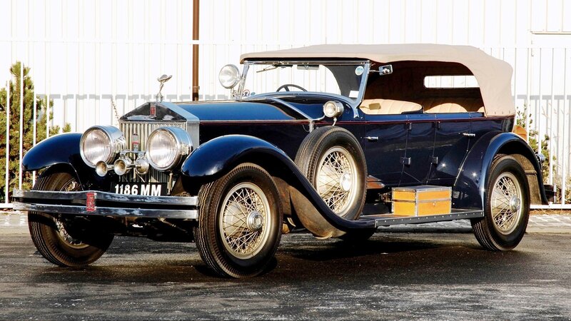 Blue Vintage Convertible — Calm