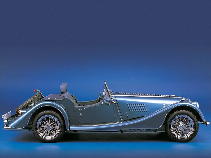 blue vintage convertible car