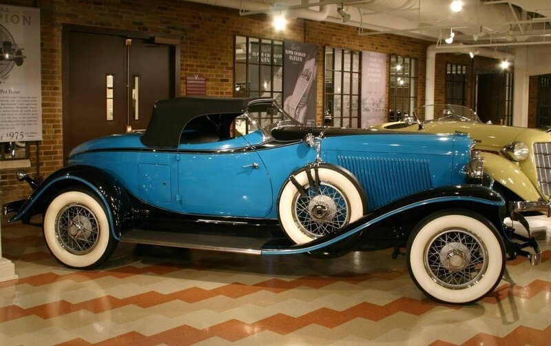 Blue Vintage Convertible Car — Calm