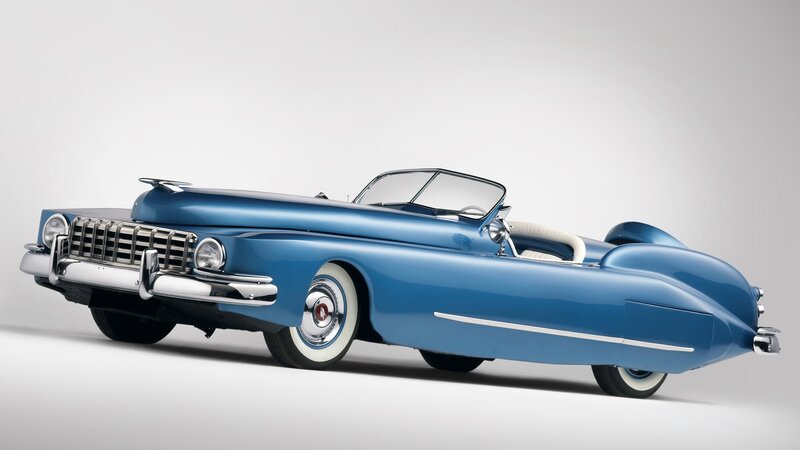 Blue Vintage Convertible — Neutral, Photograph