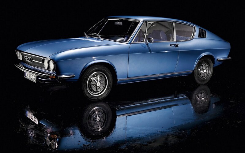 Blue Vintage Coupe