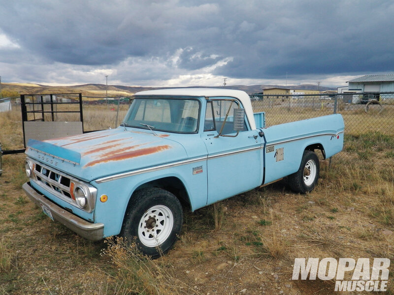 Blue Vintage Pickup Truck — Light Blue