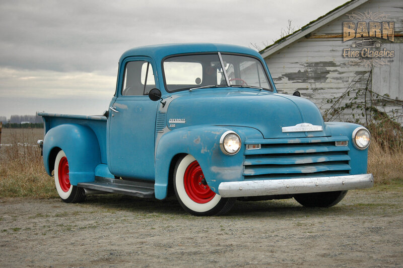 Blue Vintage Pickup Truck — Rural