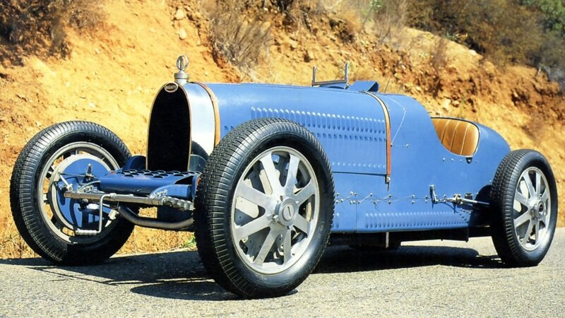 Blue Vintage Race Car — Dramatic, Afternoon