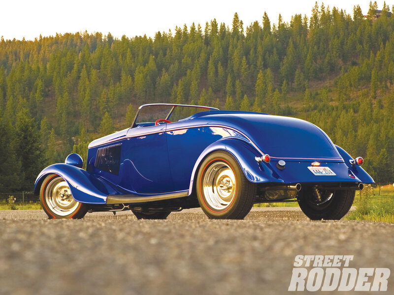 Blue Vintage Roadster