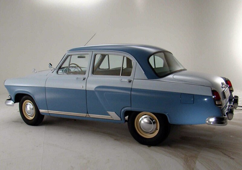 Blue Vintage Sedan — Neutral