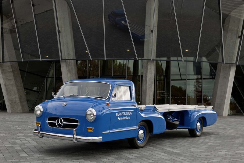 Blue Vintage Truck — Calm