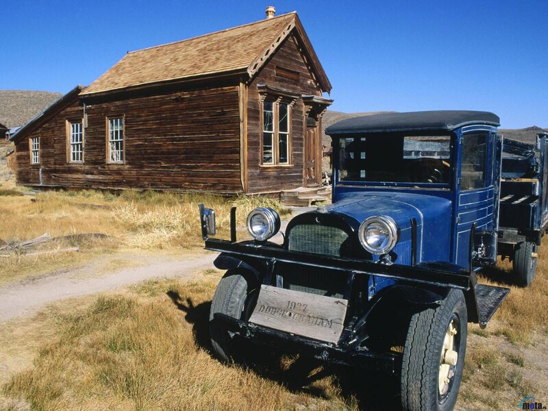 Blue Vintage Truck — Desolate