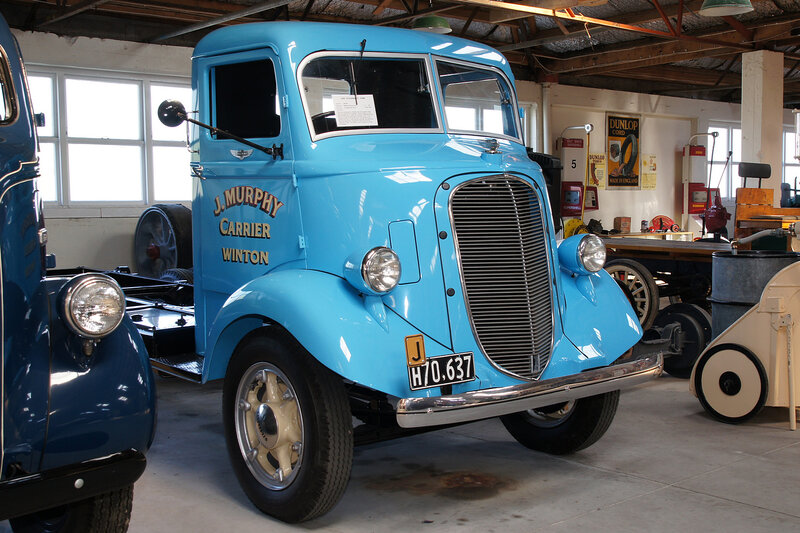 Blue Vintage Truck — Light Blue