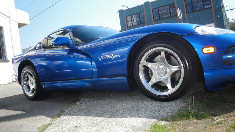 Blue Viper GTS sports car
