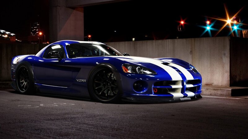 blue viper sports car