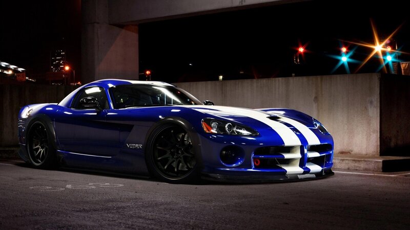 blue viper sports car