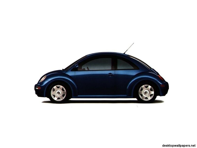 Blue Volkswagen Beetle — Neutral
